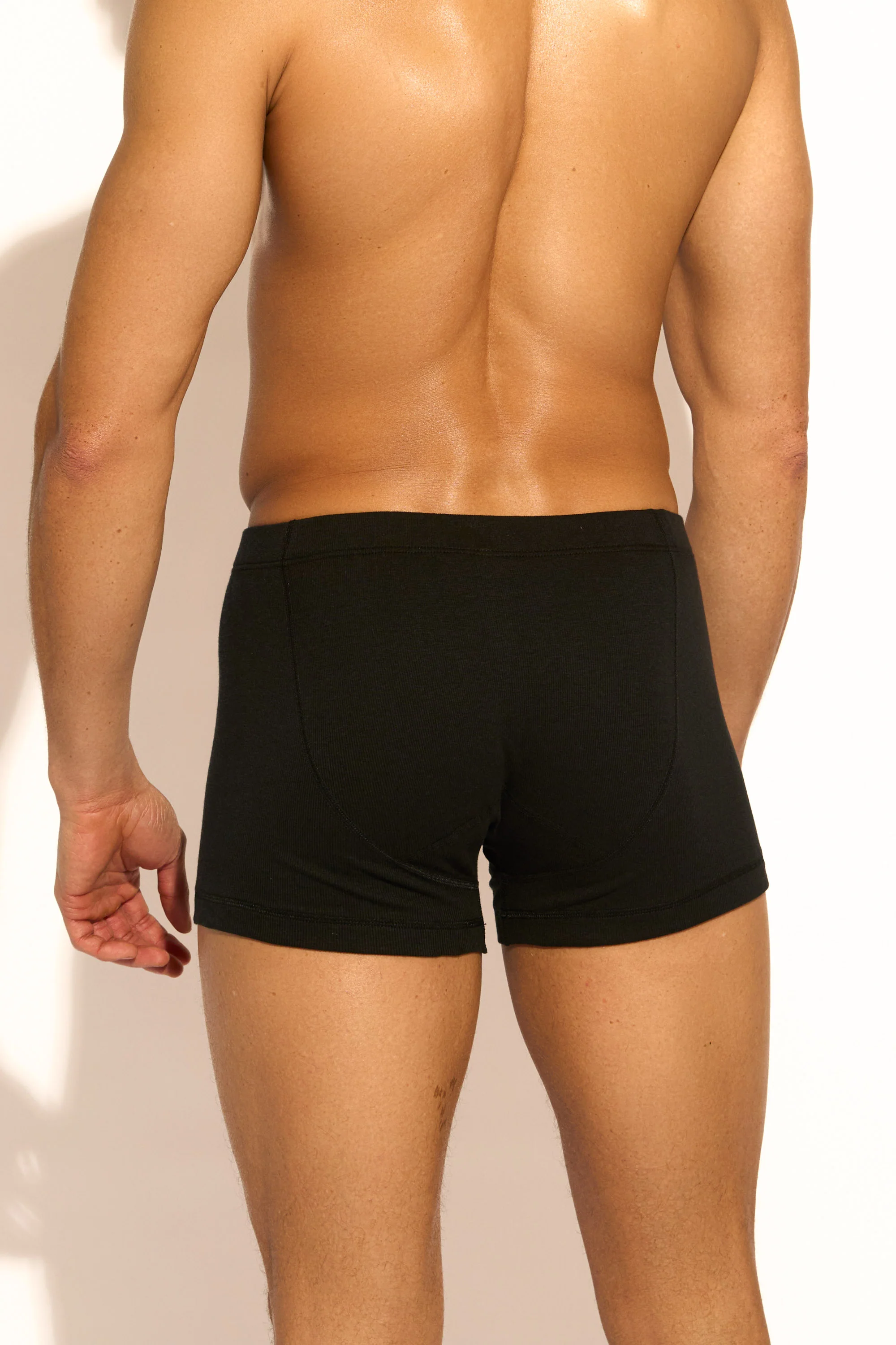 ESSENTIAL BOXER BRIEF BUTTONS - BLACK - Image 5