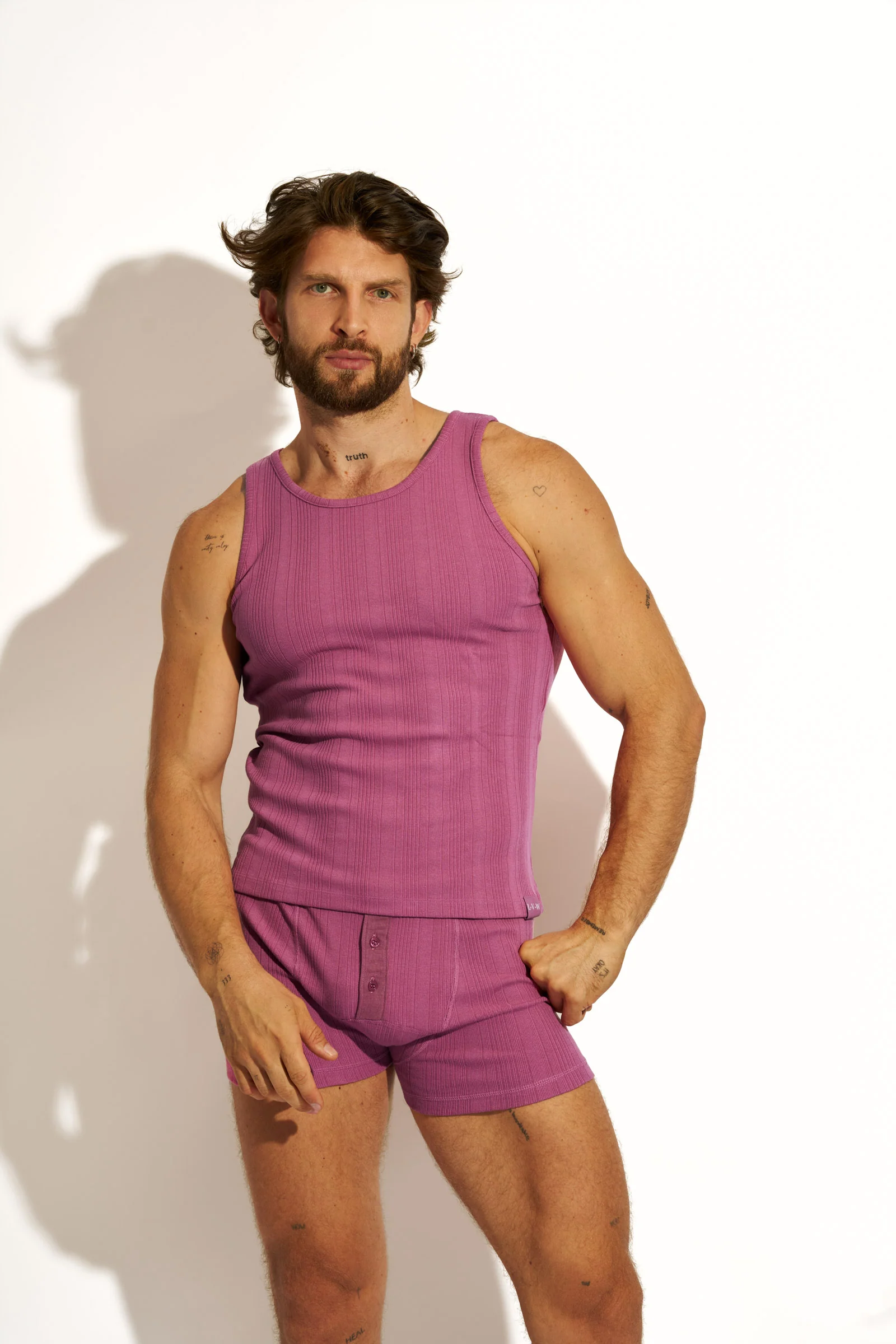 ESSENTIAL EXCLUSIVE BOXER BRIEF BUTTONS - WINE - Image 10