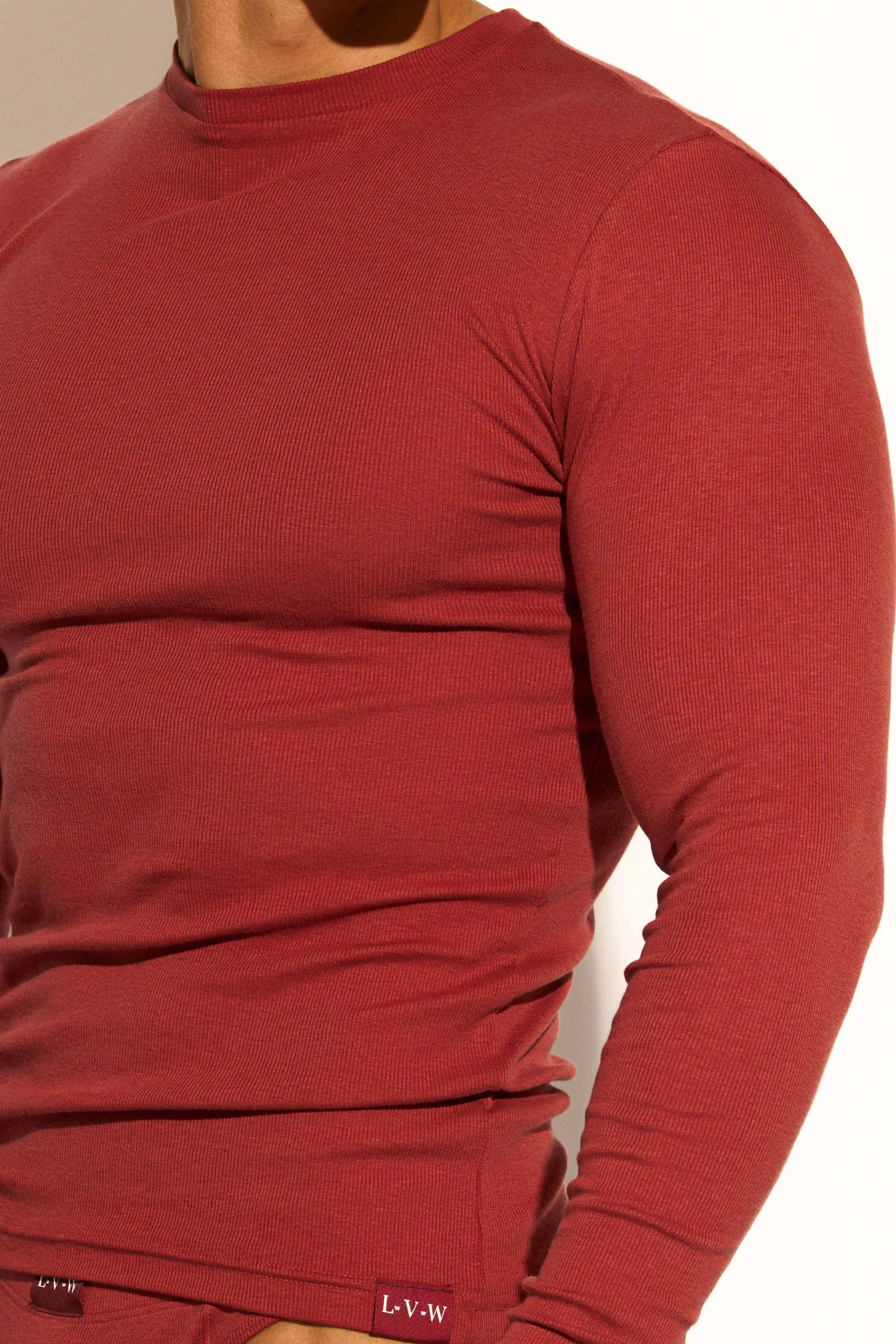 ESSENTIAL LONG SLEEVE TEE - BRANDY SNIFTER - Image 3