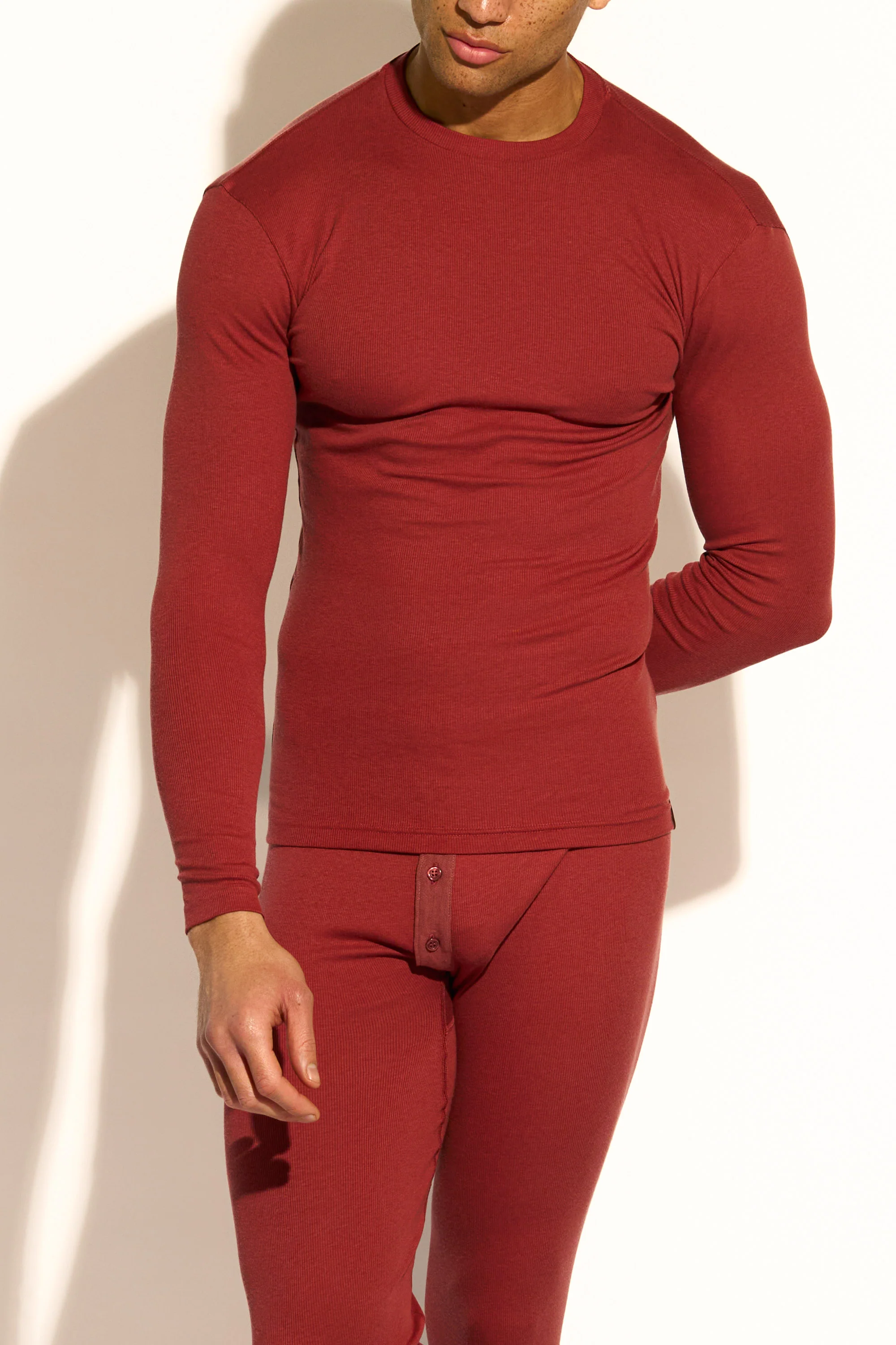 ESSENTIAL LONG SLEEVE TEE - BRANDY SNIFTER - Image 4