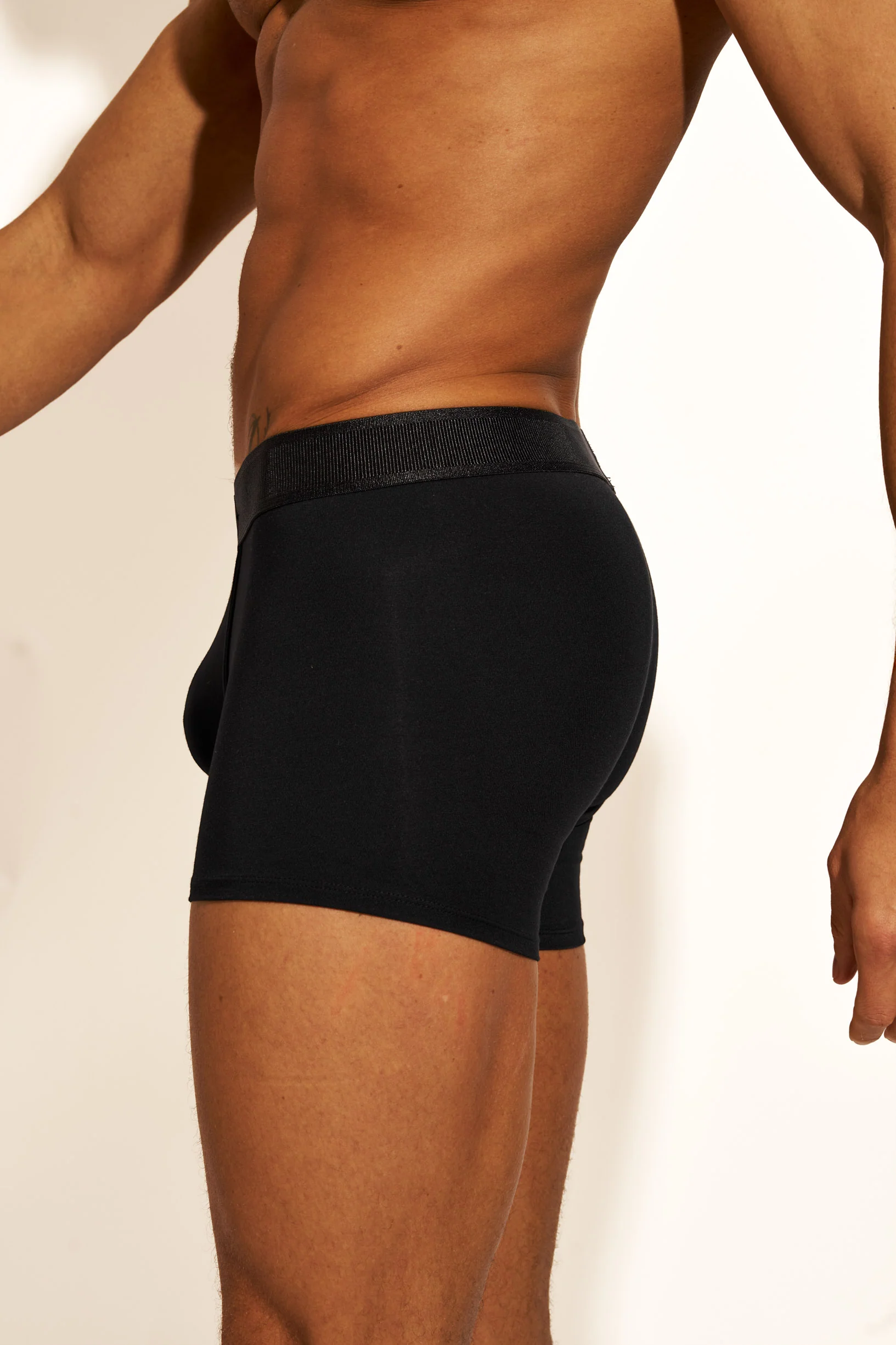 PREMIUM BOXER BRIEF - BLACK - Image 4