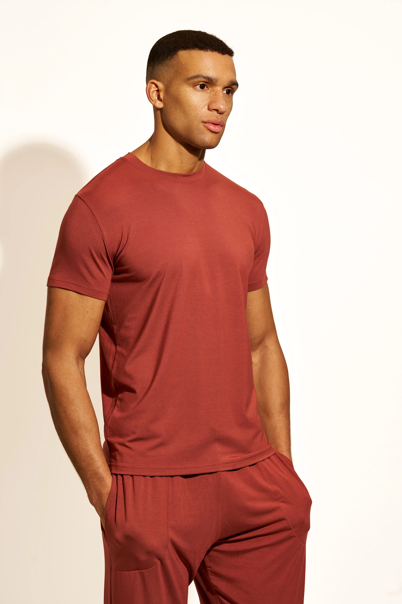 PREMIUM LOUNGEWEAR T-SHIRT - BRANDY SNIFTER - Image 3