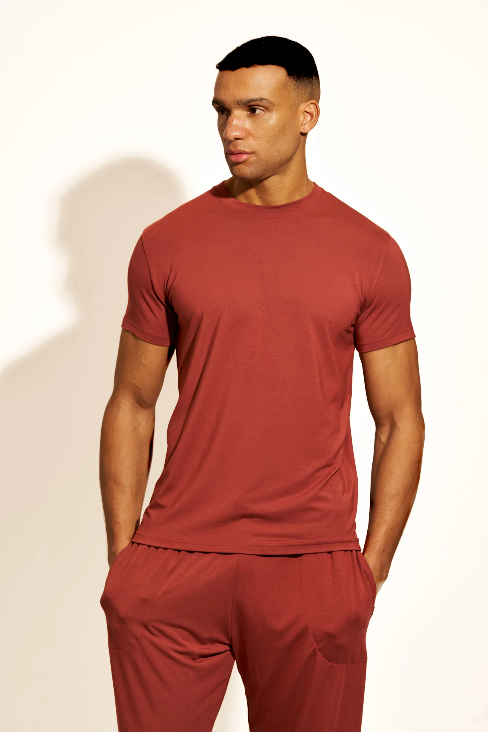 PREMIUM LOUNGEWEAR T-SHIRT - BRANDY SNIFTER - Image 4