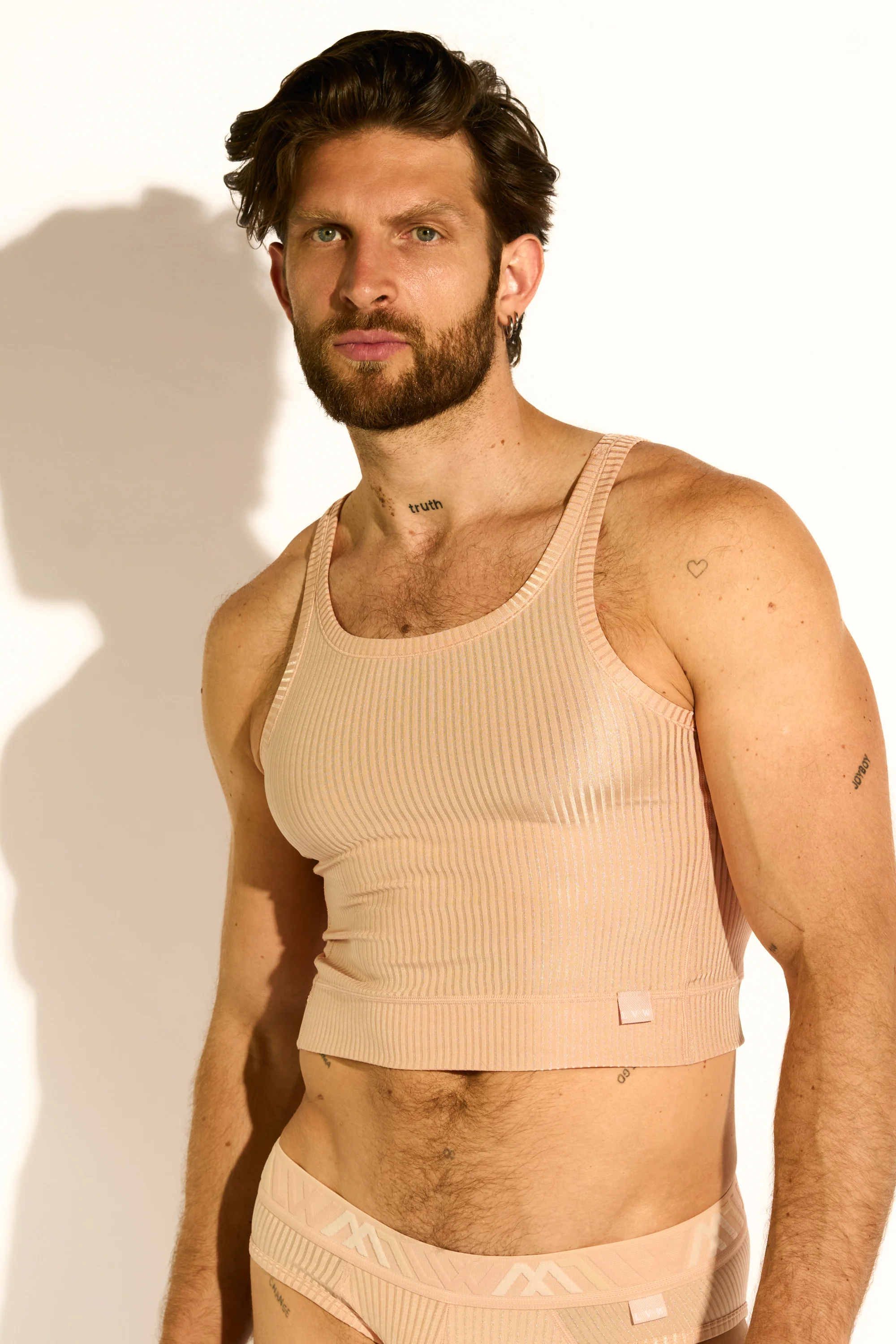 SIGNATURE EXCLUSIVE TANK TOP CROPPED - BABY PINK - Image 7