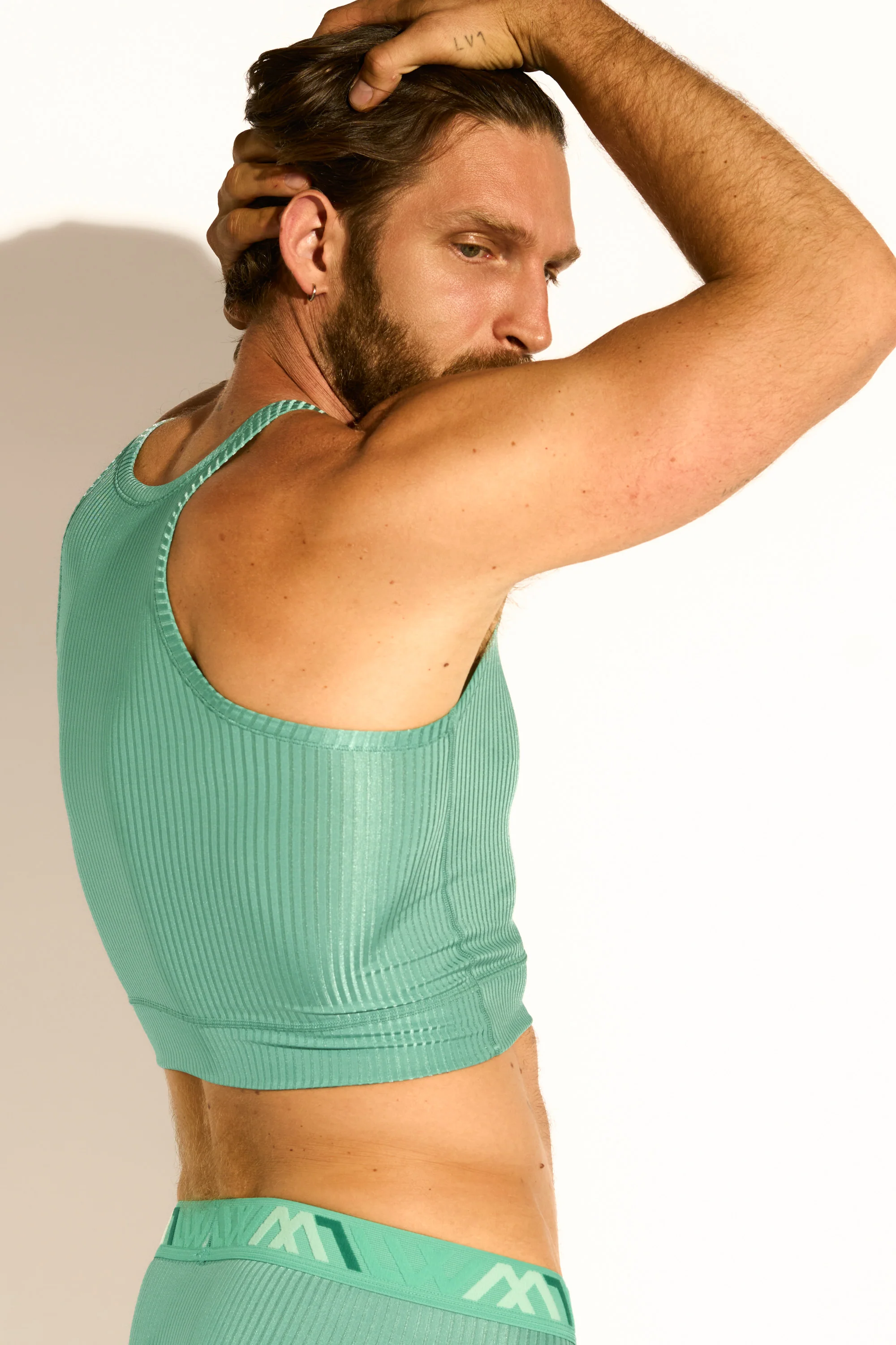 SIGNATURE EXCLUSIVE TANK TOP CROPPED - MINT - Image 6