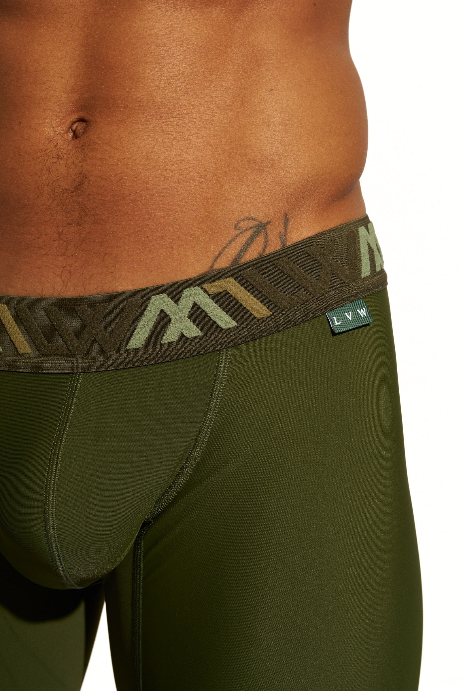 SIGNATURE HYBRID BIKER SHORT - ARMY GREEN - Image 8