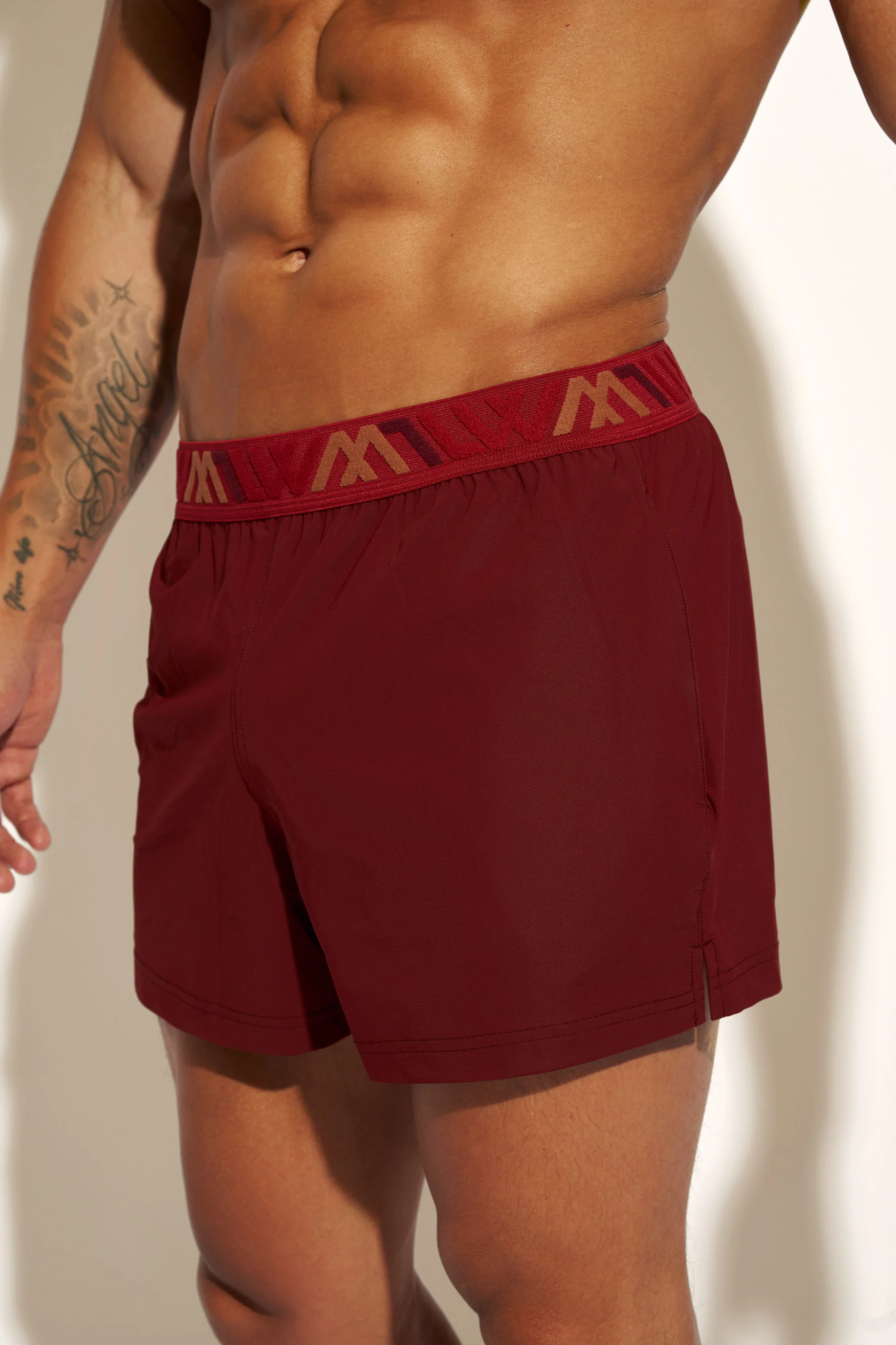 SIGNATURE SWIM SHORT - BURGUNDY - Image 4