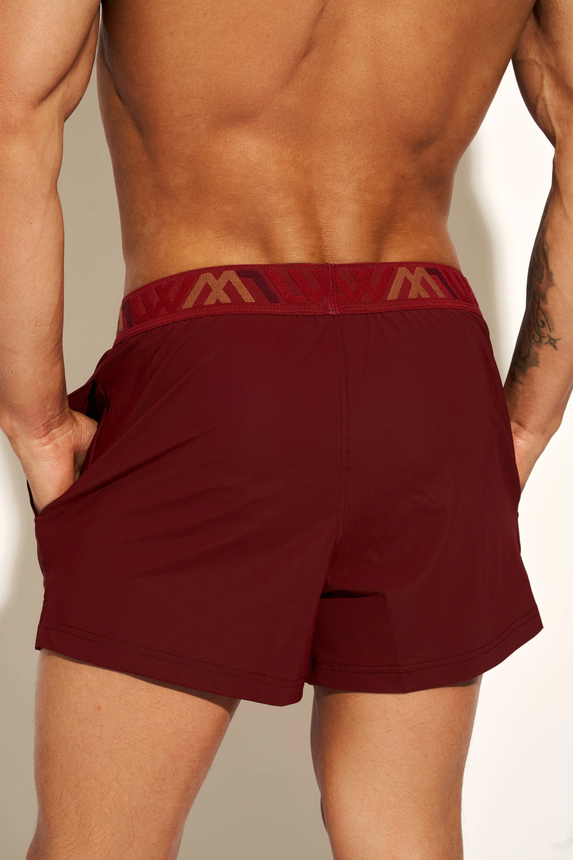 SIGNATURE SWIM SHORT - BURGUNDY - Image 8