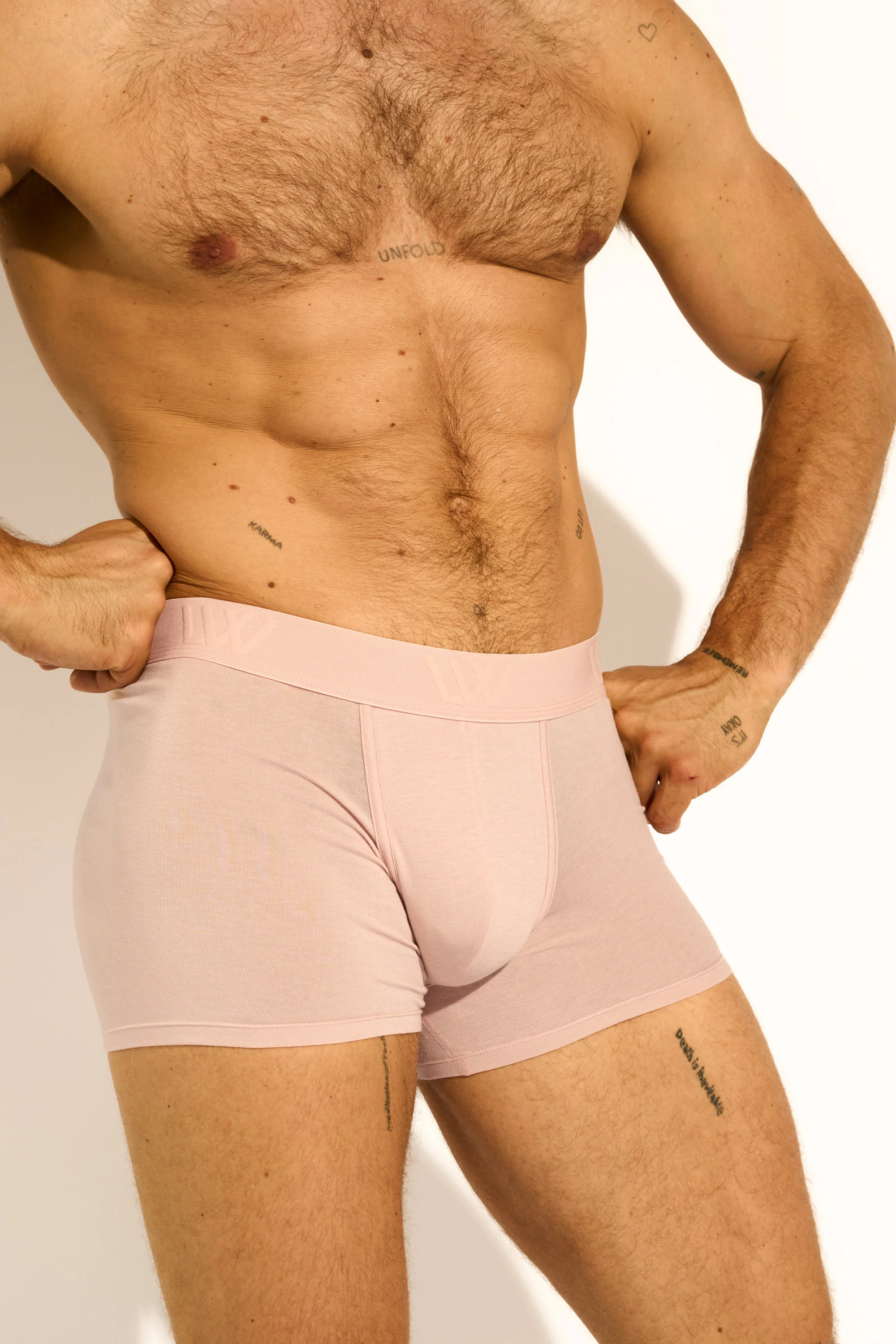 SKIN BOXER BRIEF - PALE BLUSH - Image 3